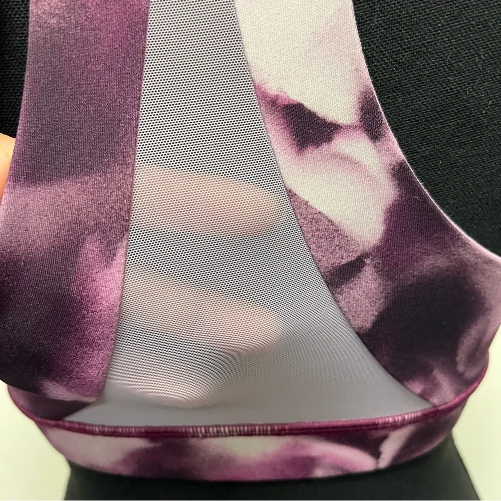Lululemon Athletica Purple Tie-Dye Sports Bra